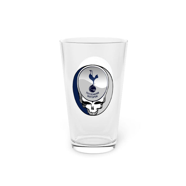 Tottenham Hotspur Grateful Dead Stealie Pint Glass, 16oz - StealieShop